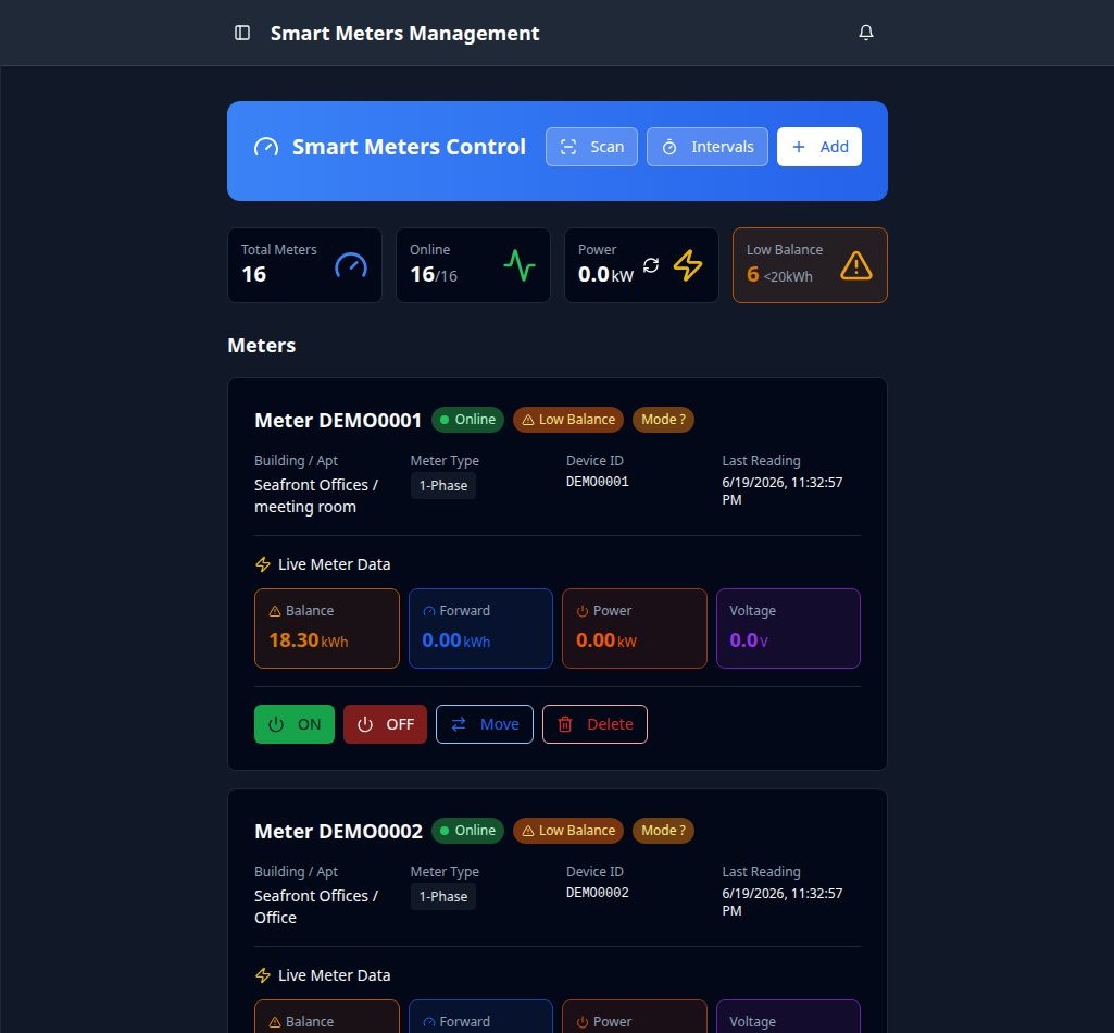 EMA smart meter management